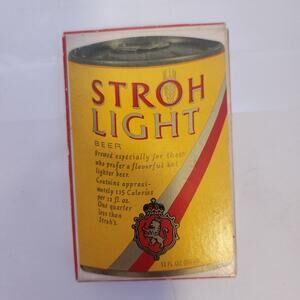 Playing Cards Stroh Light Beer Can Die Cut 1979